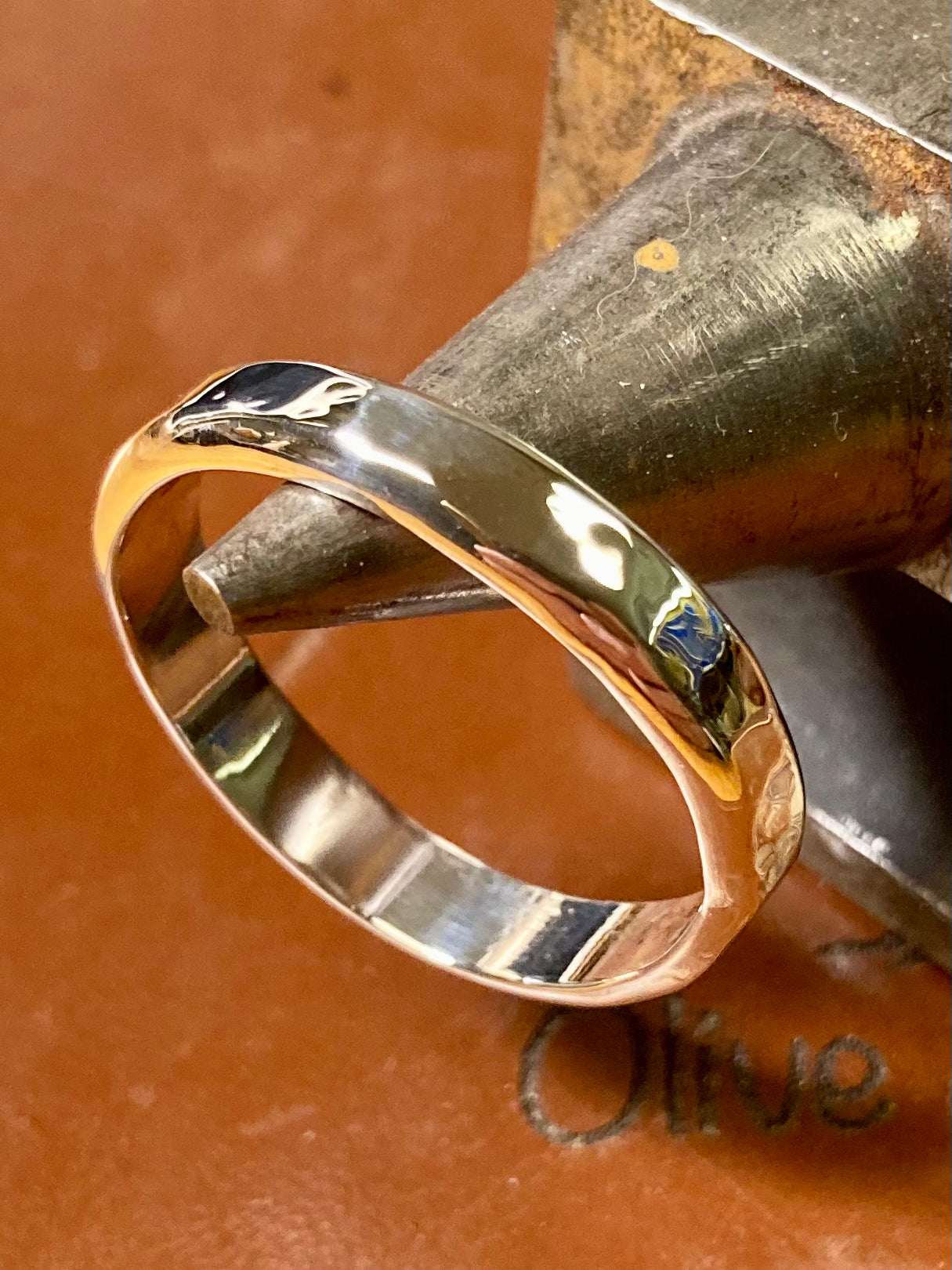 Hammered Band Ring