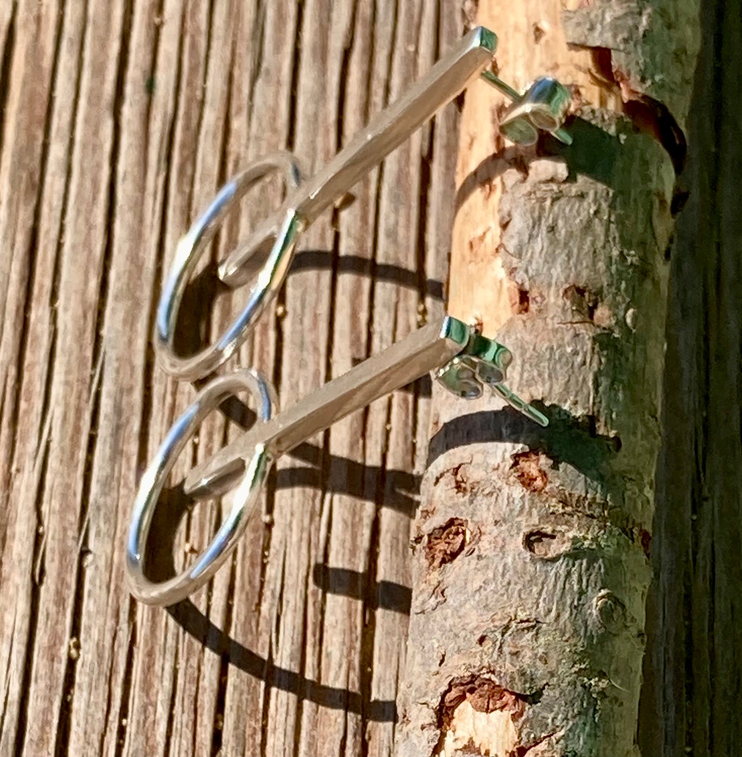 Drop Circle Earrings