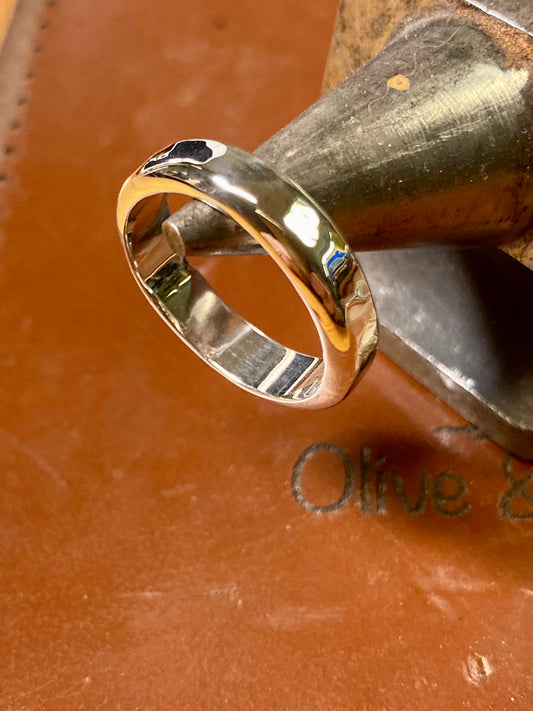 Hammered Band Ring