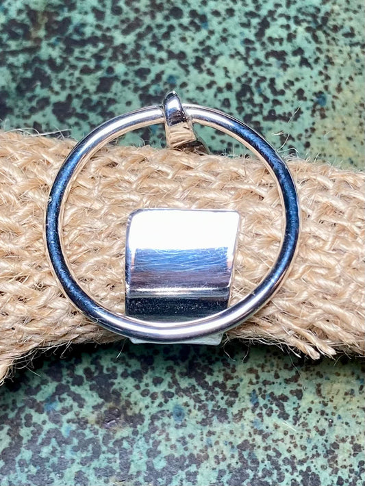 Size 14 US 7 slightly adjustable. 925 Silver