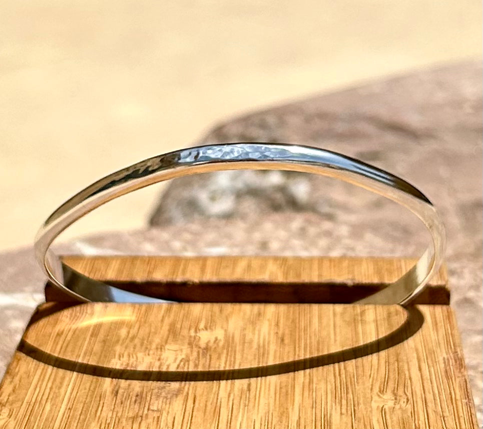 Hammered Unisex Bracelet
