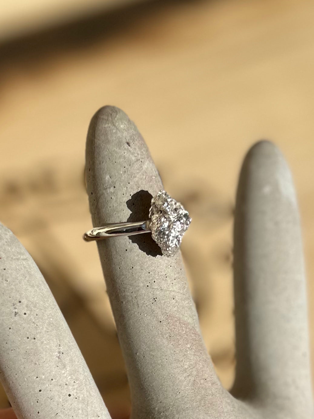 Organic Silver Ring