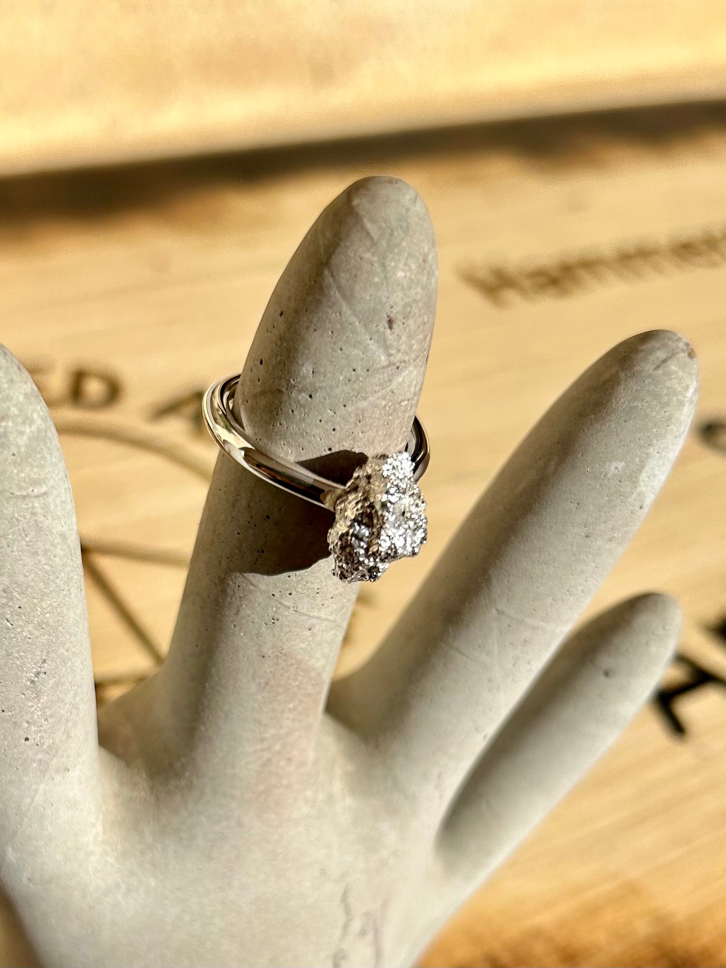 Organic Silver Ring