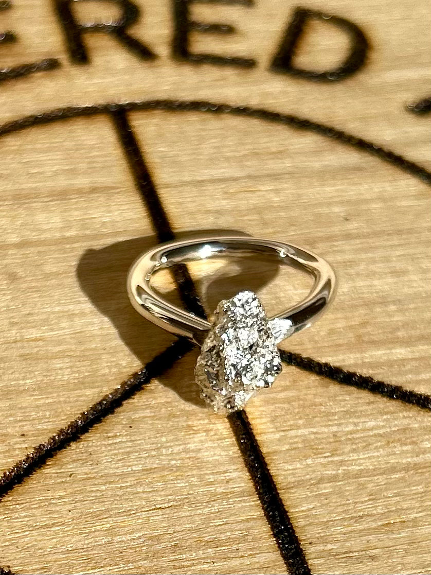 Organic Silver Ring