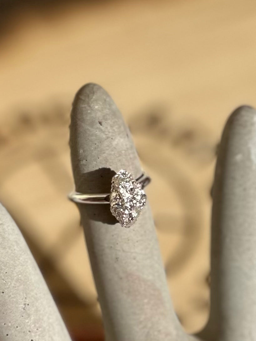 Organic Silver Ring