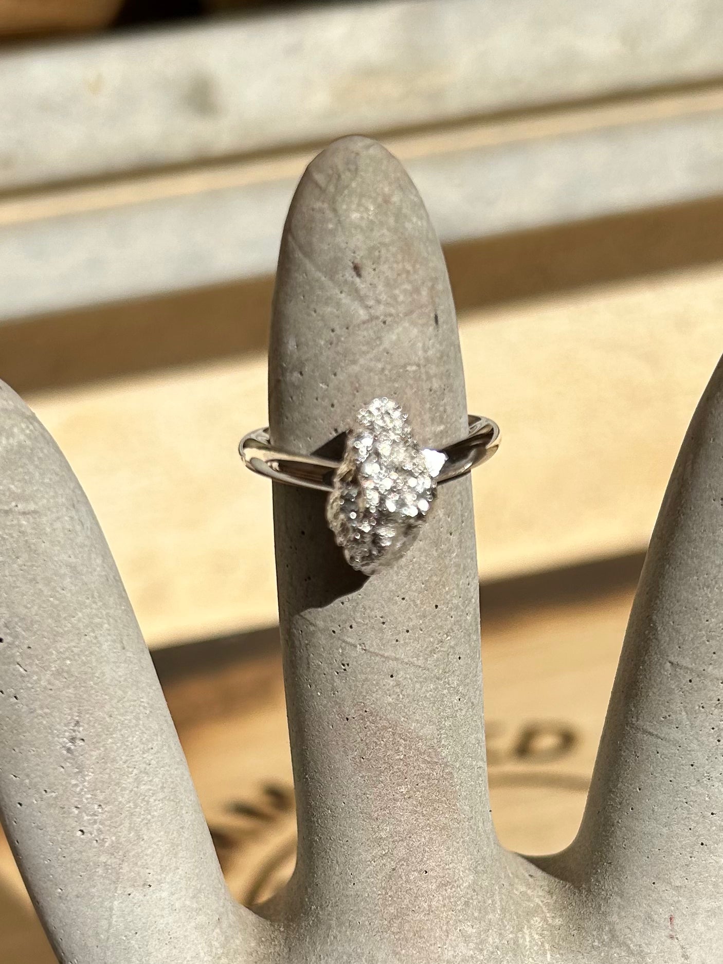Organic Silver Ring