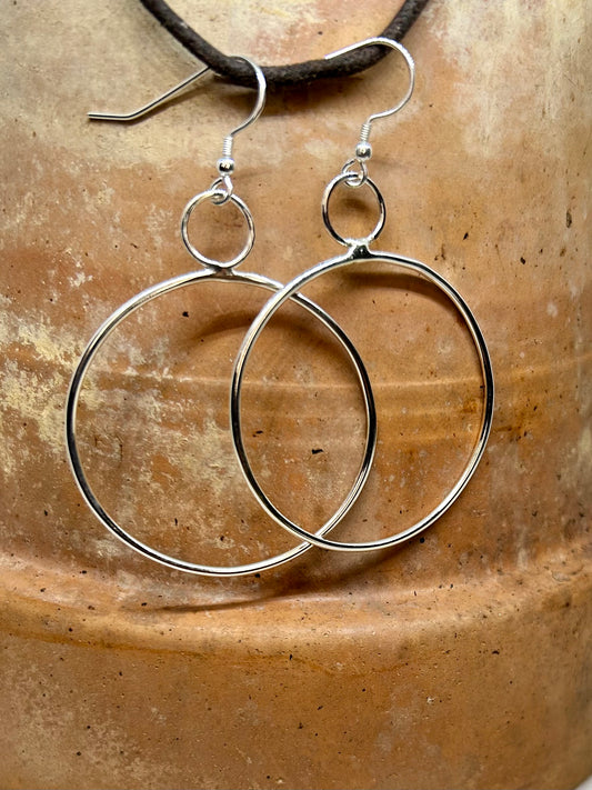 Large Circle Earrings