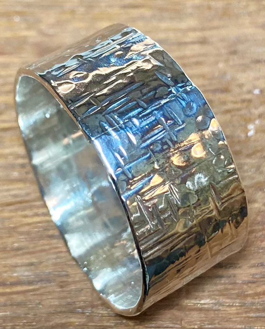 Men’s Band Ring in 925 Silver