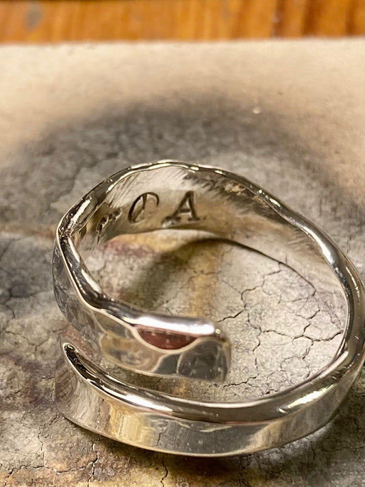 Hammered Wrap Ring